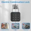 Smart Combination Lock, 6-Digit Password Locker Lock Electronic Combination Padlock