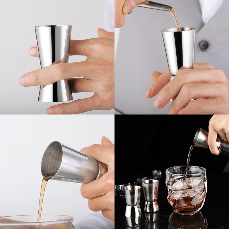 Cocktail Jigger, Cocktail Measuring Cup, Double Cocktail Measuring Cup, Stainless