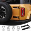 PDKLIN for Bronco Tailgate Hinge Cover Trim Black for Ford