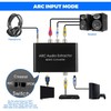Tuperoymse Audio Extractor 192KHz Converter ARC Audio Extractor Support Digital