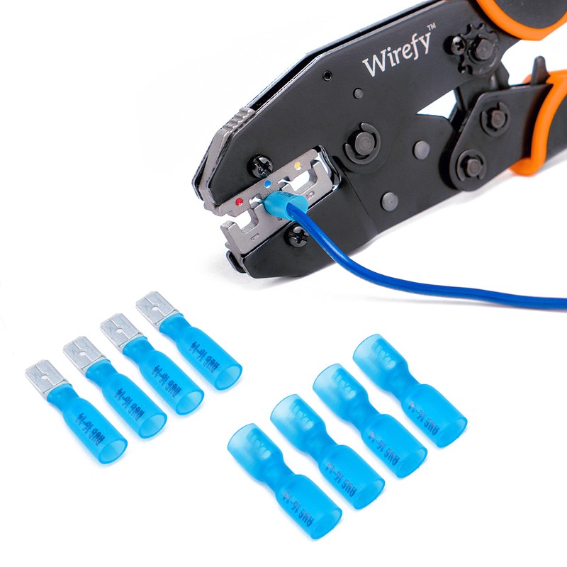 Wirefy 150 PCS Wire Connectors - Female Spade Terminals -