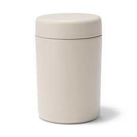 MUJI 84334603 Wide Mouth Easy to Wash Hot and Cold Soup Jar, 15.2 fl oz (430 ml), Gray Beige