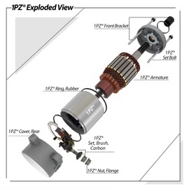 1PZ SJ2-R50 Starter Motor & Relay Solenoid Replacement for Honda Recon TRX250 Fourtrax Sportrax 250 ES TE TM R X 1985-1992 1997-2020