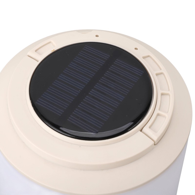 Solar Camping Lantern PP ABS Warm Light RGB Portable Hanging