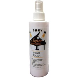 Cory Super High Gloss Piano Polish - 1 Bottle, 4 Ounce Spray for Pianos with High Gloss Finishes
