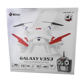 efaso Quadcopter WLtoys V353 Galaxy V1 Headless Mode 2.4 GHz, 4-Channel Quadcopter Made of Robust EPP, with LED Lighting and Camera Preparation
