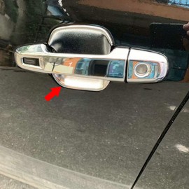 RUIQ Subaru New Forester Exterior, Chrome Plated Door Handle Protector, Cover, For Prevent Scratches On Door Knobs, Designed Specifically For Subaru Forester