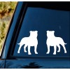 Bluegrass Decals 2-Count Pit Bull Pitbull Dog Decal Sticker for