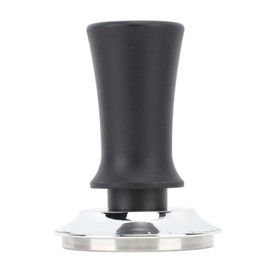 Coffee Tamper 58mm Balanced Design Stainless Steel Easy to Use Coffee Press Tamper for Home Coffee Shop Black Flat Bottom