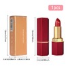 Red Metallic Lipstick for Women,Highly Pigmented Lightweight Shimmer Frosted Lipstick,Glitter