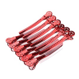 GlamorDove Metal Hair Clips Curl Clips with Holes for Hair Styling Coloring Hairdressing Metallic Finish Hair Sectioning Clips Hair Extension Hair Beauty Salon Supplies