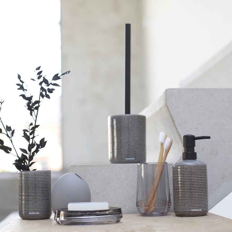 Sealskin Mood Soap dish freestanding Grey