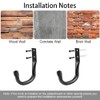HOTUT Universal Heavy Duty Garage Storage Hooks Set, 6pcs Heavy