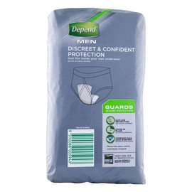 Depend For Men Guards Secure Protection 12 Count