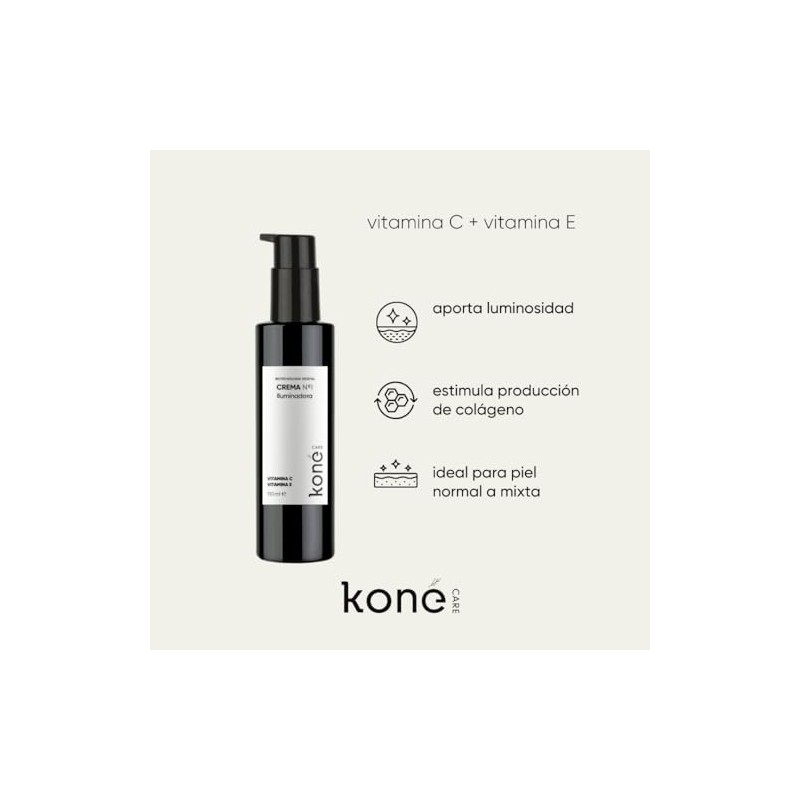 CREMA Nº1 ILUMINADORA - NUTRITIVA con VITAMINA C KONE CARE