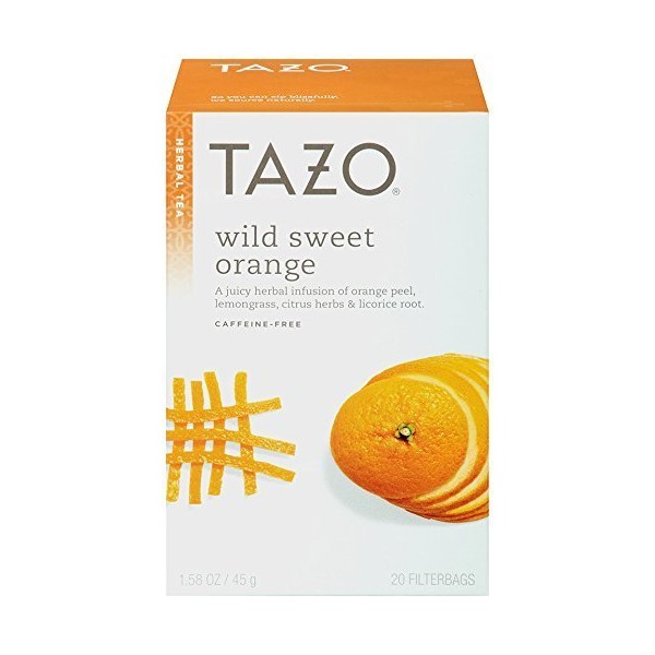 Tazo Tea Herbal Wild Sweet Orange Tea (Pack of 3)