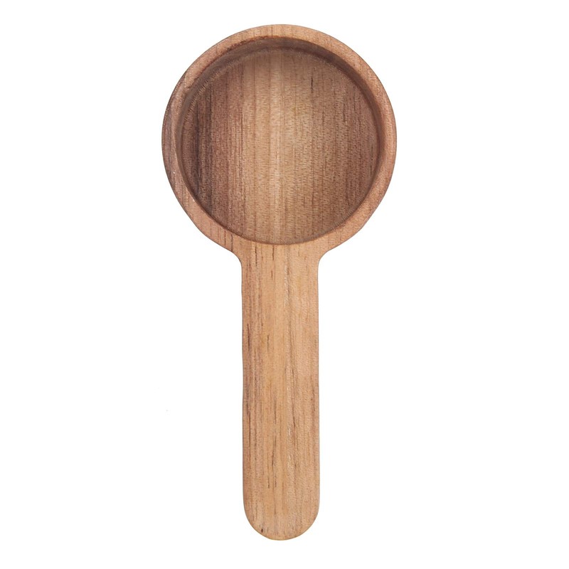 Nikou Kaffeelöffel Holz Messlöffel Größe Optionaler Küchensuppenlöffel(Short handle 8g)