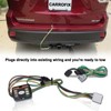 CARROFIX Custom Fit 4 Way Flat Trailer Wiring Harness Kit