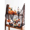 GALLERIE II Sitting Trick-Or-Treaters Figurines Assortment of 3 A/3 Orange