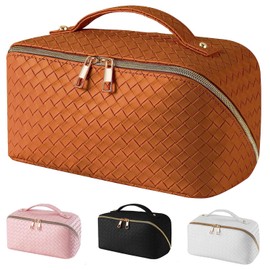 Makeup Pouch, Birthday Gift, Mother's Day Gift, Makeup Pouch, Wedding Gift, Anniversary, Respect for the Aged Day, White Day, Christmas, Gift, Mother, Wife, Girlfriend, Gift, brown