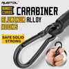Tensioning Elastic Strap with Carabiner, Improved Expander with Carabiner Hook,