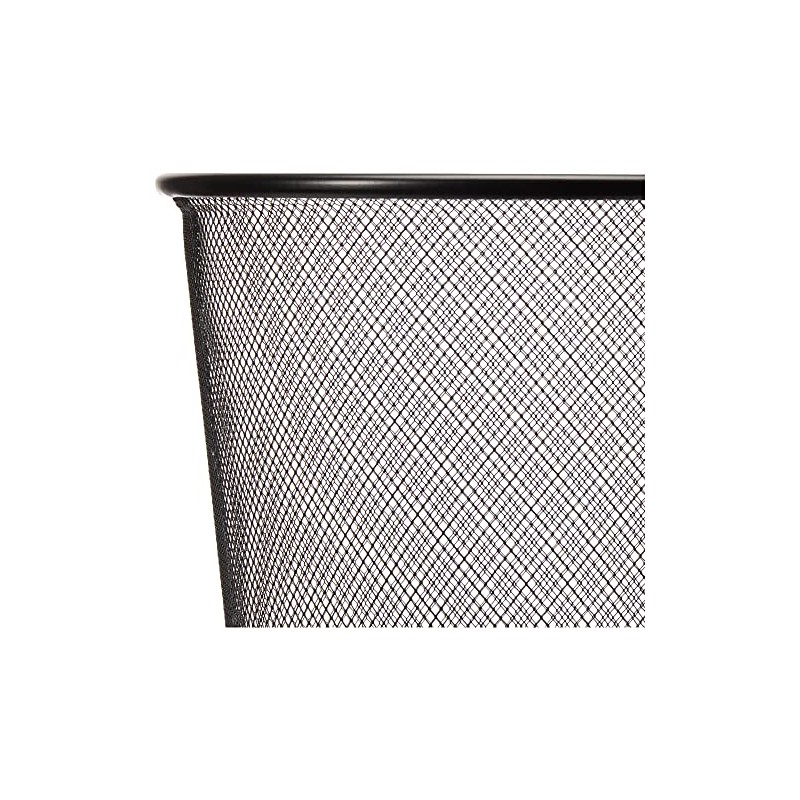 Nextep NE-165R Cesto de Malla Redondo 16L, Color Negro