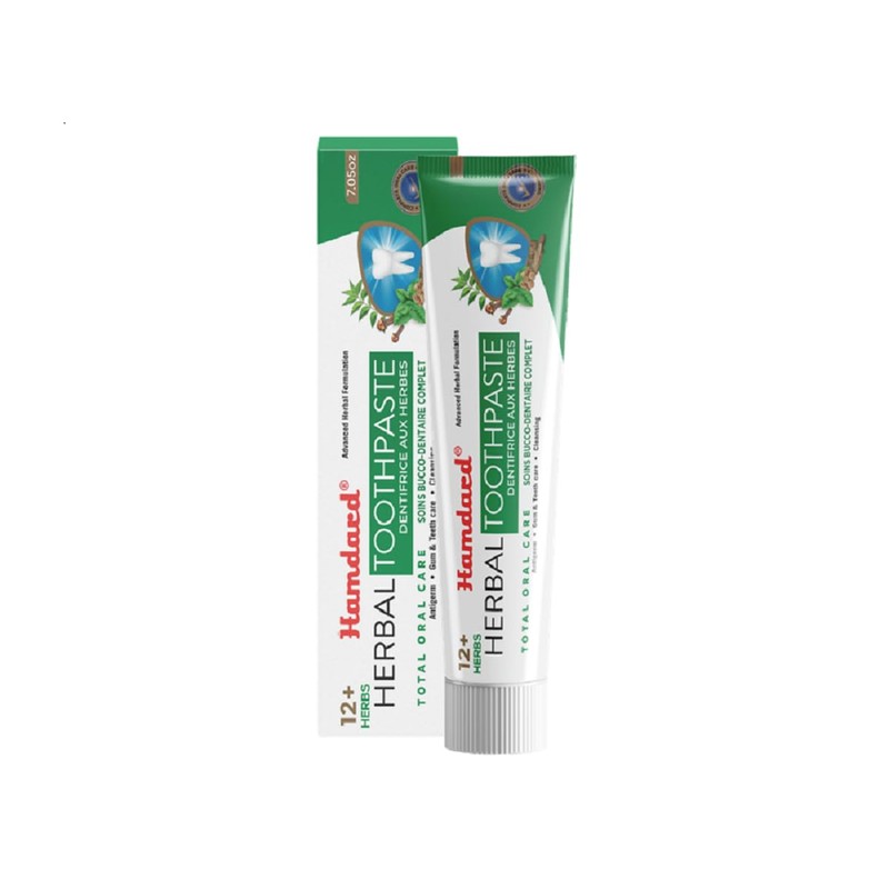 Hamdard 12 Herbs Miswak Total Oral Care Toothpaste 200g (Pack
