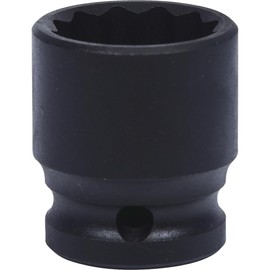 KS Tools 515.0924 1/2" 12 point impact socket, short, 24mm