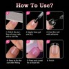 Almond Gel Nail Tips, False Nails, Almond Shape