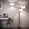 SUNMORY 3 Lights Floor Lamp with Remote Control and 3