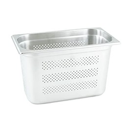 GN Container 1/3 Perforated / Perforated 200 mm Deep Stainless Steel