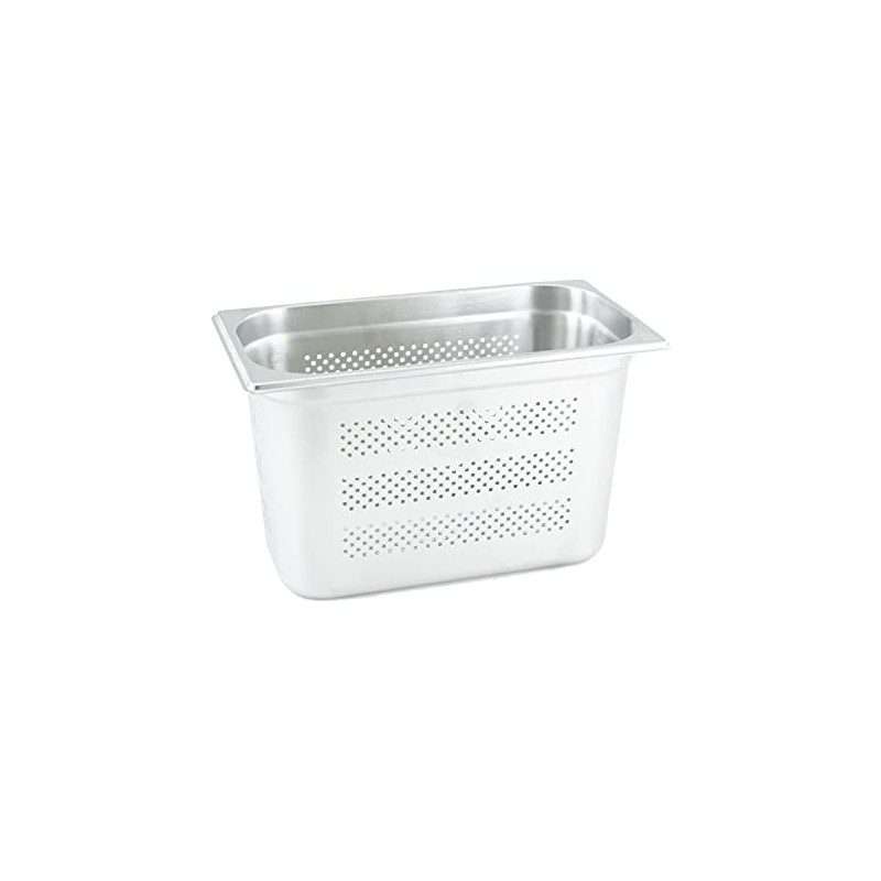 GN Container 1/3 Perforated / Perforated 200 mm Deep Stainless