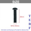 TERF® M10 X 25mm Hex Socket Cap Button Head Machine