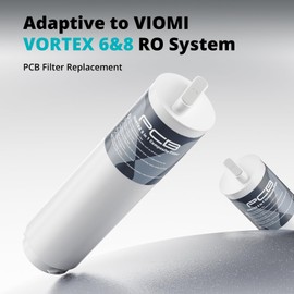 VIOMI PCB Filter, Replacement for Vortex 6 & Vortex 8 Water Filter System, 24-Months Lifetime, Designed for Viomi Reverse Osmosis Water Filter Specifically
