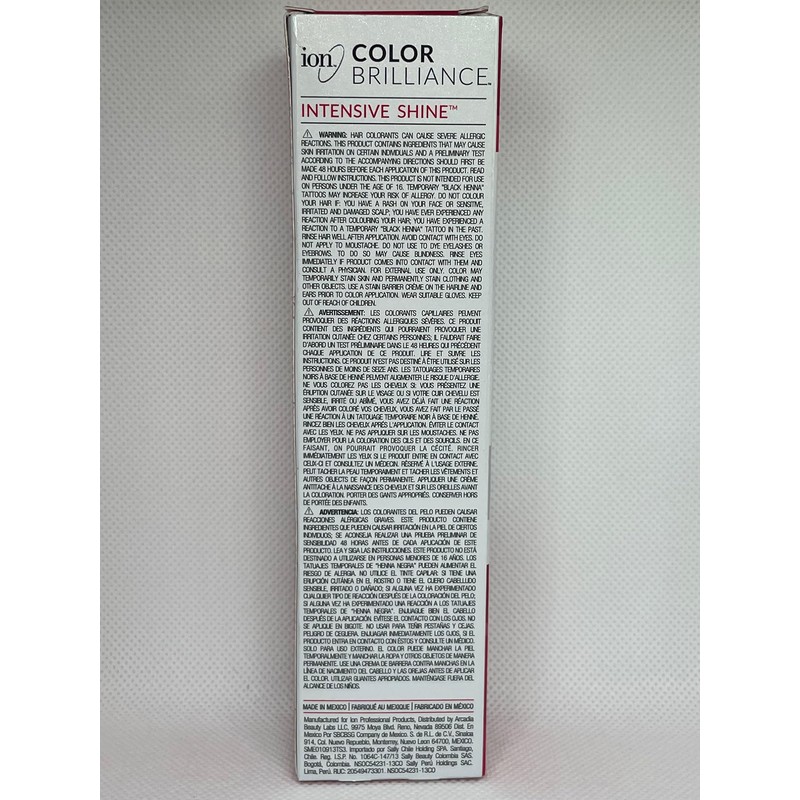 Ion Color Brilliance Semi-Permanent Brights Hair Color Red by Ion