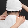 Molain 100Pcs Disposable Bath Hair Towels, 100% Cotton Absorbent Large