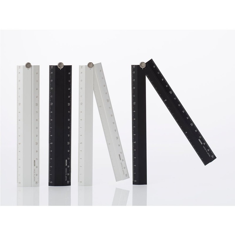 Midori Multi Aluminium Ruler 30cm Black (42254006)