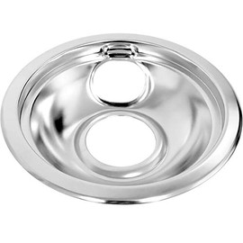 ClimaTek Stove Range 6" Burner Chrome Drip Pan Bowl fits Admiral Magic Chef 7725P048-60 7725P053-60 786183