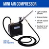 Master Model C16-B - Black Mini Airbrush Air Compressor with