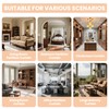 JILRON Accordion Partition Curtain with Ceiling Track - Space-Saving Room