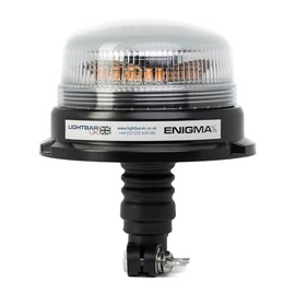 Lightbar UK Enigma ECE R65 Heavy Duty LED Flashing Beacon - Flexi DIN (Amber)