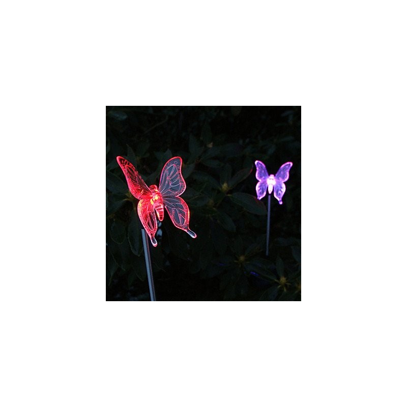 Solar Color Changing Butterfly Style Garden Stake Light