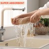Moosfor 100% Cotton Tea Towels, Highly Absorbent Soft Dish Cloths,