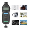 Digital Tachometer 5 Digit LCD Display Handheld Speed Guage Contact