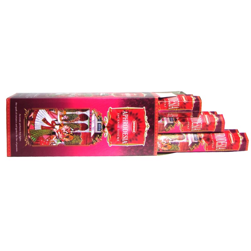 240 Krishan Aphrodesia Incense Sticks Scented Joss Sticks (12 Hexa