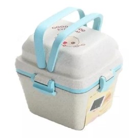 Total Supplier Lonchera Portaviandas Ecológica Cuadrada Lunch Box
