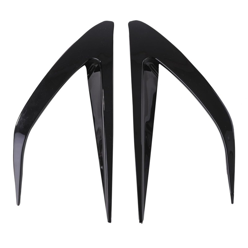 Mazda Front Fog Cover Left and Right Set ABS Black
