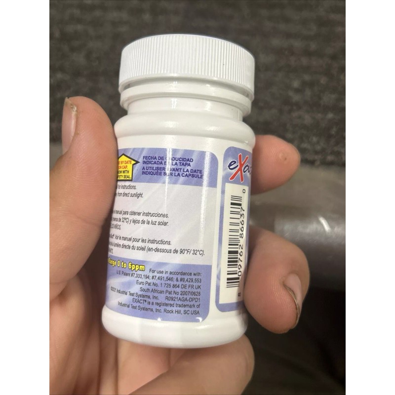 Industrial Test Systems 486637 Test Strips: Free Chlorine, 1PK