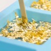 SEWACC Shiny Foil Craft Decoration 50pcs Nail Foil 8x8.5cm Leaf