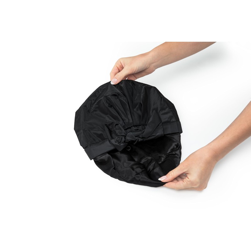 Glam Guard Shower Cap (Black)